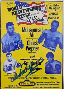 Chuck Wepner "Muhammad Ali Fight 1975 / Vorbild für Rocky Filme" Autogramm - Bild 1 von 1