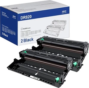 Replacement for Brother DR820 Drum Unit, Yields Up to 30,000 Pages 2 Pack - Photo 1/8