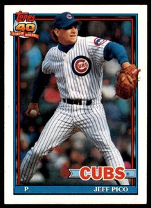1991 Topps Baseball Card Jeff Pico #311