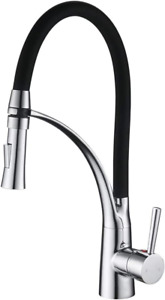 Heable Pull Down Kitchen Sink Mixer Tap with Dual Function Sprayer, Single Lever