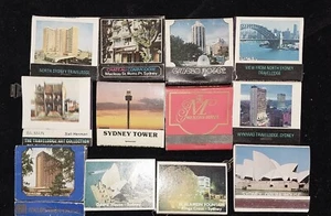 Lot 2. Group Of 12 Vintage Sydney Match Boxes, Match Books. - Picture 1 of 1