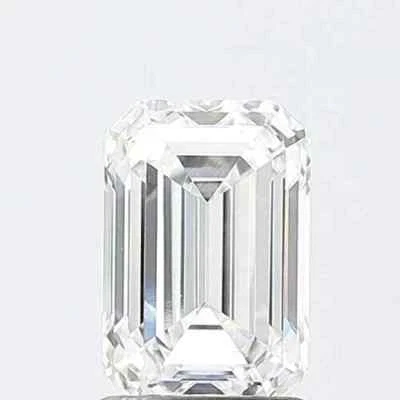 Lab Grown EMERALD Cut 2.50 Carat IGI Certified CVD Diamond I Color VS1 Clarity - Image 1 of 4