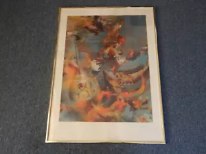 Leonardo Nierman Awesome Print - Ltd. Edition AP A.P. Proof Hand Signed in Penc - Picture 1 of 2