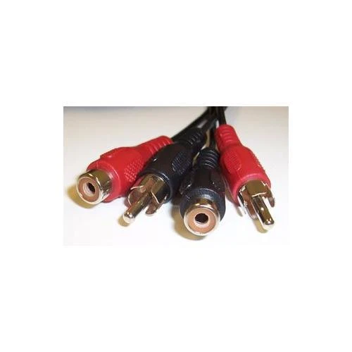 PC1960 1.2m Double RCA Phono Male to Female Extension Cable - Image 1 of 1