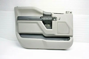 2015-2018-2019-2020 FORD F150 F250 FRONT DRIVER LEFT DOOR PANEL TRIM GRY OEM S3 - Picture 1 of 11