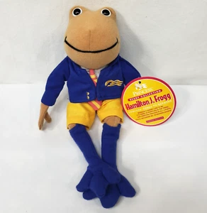 Hamilton J Frogg Plush Frog Princess Cruise Line Beany Collection Stuffed Animal - Picture 1 of 8