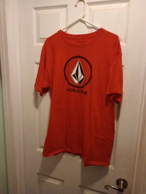 Volcom Red Adult Short Sleeve T-shirt Size Large By Volcom - Image 1 of 2