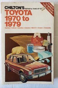 Toyota 1970 to 1979 Chilton Shop Repair Manual Carino Celica Corolla Corona  - Imagen 1 de 1