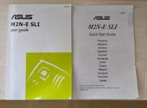 Asus M2N-E-SLI PC Tower User Guide & Quick Start Guide - Bild 1 von 2