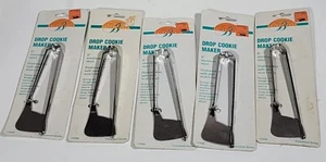 5 Vintage Bright Idea 6" Tropfen Keksmaschine Edelstahl. Nr. 78399  - Bild 1 von 11