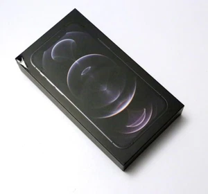 Original Box for Apple iPhone 12 PRO Box Only + Factory Screen Shipping Cover - Photo 1 sur 8