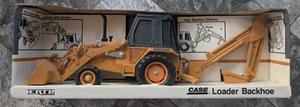 # ERTL Case 580 Front Loader Backhoe 1/16 Scale brown cab - Picture 1 of 4