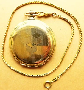 gute HERREN TASCHENUHR "Zentra", Sprungdeckel, vergoldet, gute Funktion, ab 1930 - Bild 1 von 7