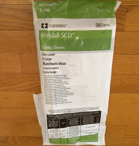 KENDALL 700 EXPRESS SCD COMPRESSION LEG GARMENTS SLEEVES KNEE LENGTH XLARGE 9790 - Picture 1 of 4