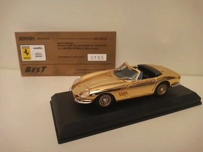 FERRARI 275 GTB/4 COUPE' BEST MODEL BY MARCO GRASSINI LIMITED #0155 GOLD 1:43 - Immagine 1 di 4