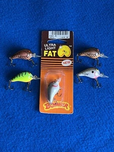 (5) Bomber Ultra Lite Fat A 3F Crankbait Fishing Lures🍒 - Picture 1 of 4