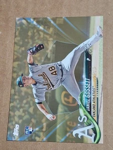 2018 DANIEL GOSSETT TOPPS UPDATE GOLD ROOKIE CARD RC #US283 OAKLAND A'S /2018 - Bild 1 von 3