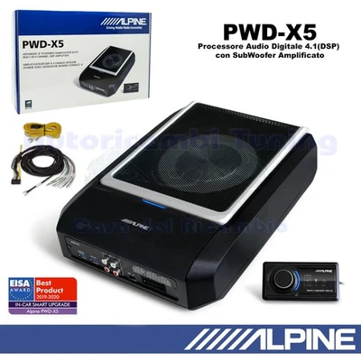 ALPINE PWD-X5 Digitaler Audio-Prozessor 4.1 (DSP) Mit Verstärktem Subwoofer - Bild 1 von 4