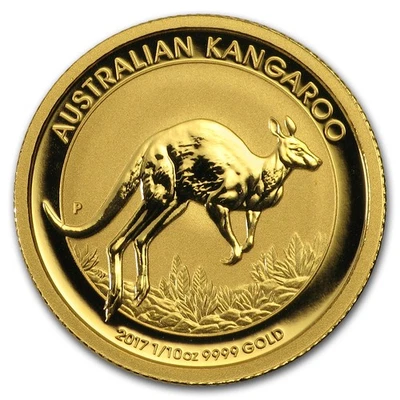 2017 Australia 1/10 oz Gold Kangaroo BU - Image 1 of 4