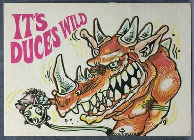 1970 Donruss Fiends & Machines Stickers #9 Its Duces Wild - Image 1 of 2