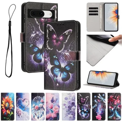 Case For Google Pixel 10 9 8 7 Pro 9a 8a 6a Wallet Flip Card Leather Stand Cover - Image 1 of 4