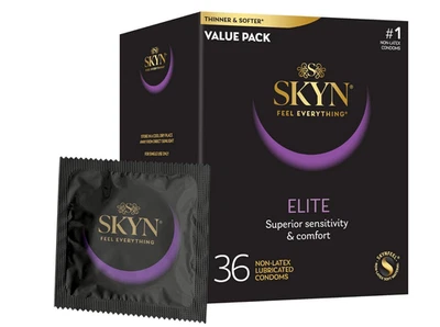 36 SKYN LifeStyles Elite Condoms, Synthhetic Polyisoprene Condoms, Non Latex, - Image 1 of 3