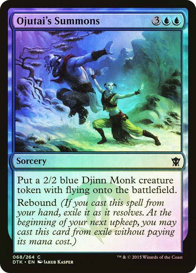 MTG FOIL Ojutai's Summons  - Dragons of Tarkir #068 - Image 1 of 1