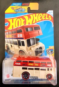 Hot Wheels 2024 Mainline Trouble Decker Diecast Bus Penang George Town New - Picture 1 of 4