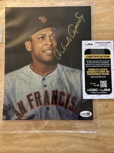 Orlando Cepeda Autographed 8x10 Photo San Francisco Giants JSA COA - CH28205 - Picture 1 of 1