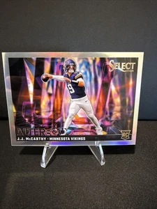 2024 Select Alter Ego #24 JJ McCarthy Vikings RC Rookie SSP CASE HIT - Foto 1 di 3