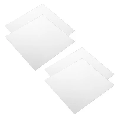 4 Pcs Rahmenloser Spiegel Selbstklebender Aufkleber Für Wohnheim - Bild 1 von 4