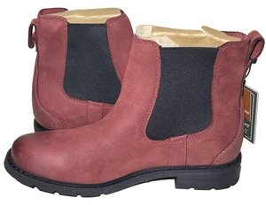 Bota impermeable ARIAT para mujer talla 7,5 Wexford H2O palo de rosa cuero Chelsea pull up - Imagen 1 de 14