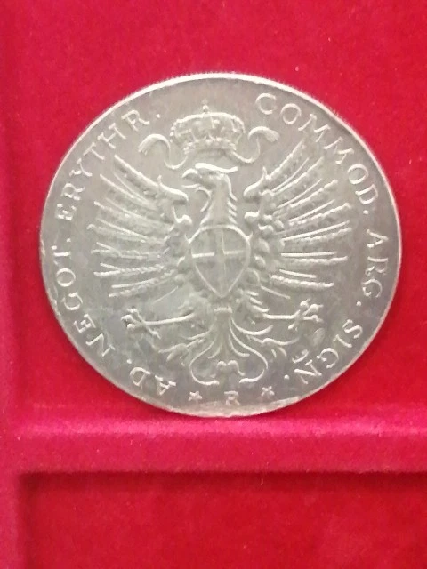 REGNO TALLERO ITALUCUM 1918 RIPRODUZIONE IN ARGENTO - Immagine 1 di 4