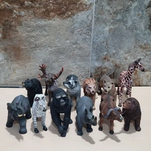 Ks Collection Safari Wild Animal Bundle Colección Set de 12 - Imagen 1 de 13