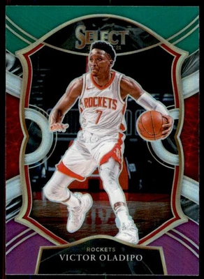 2020-21 Panini Select Green, White, Purple Prizm Victor Oladipo Houston Rockets - Image 1 of 2