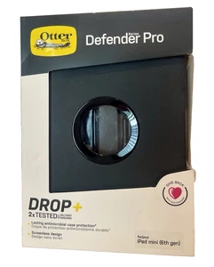 OtterBox iPad Mini (6. Gen) Defender Series Pro Hülle - Schwarz, robuster Schutz - Bild 1 von 8