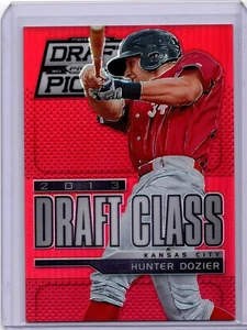 Panini Prizm Hunter Dozier #108 2013 Red Prizm Draft Class/100 Royals - Imagen 1 de 2