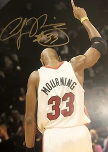 Alonzo Mourning Signed Miami Heat Photo #33 - Picture 1 of 8