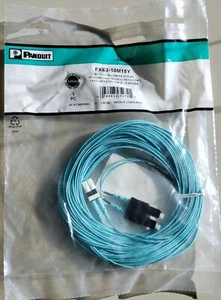 Cavo patch fibra 15M SC TO LC MULTIMODALE DUPLEX OPTI-CORE 10GIG 50/125um - Foto 1 di 3