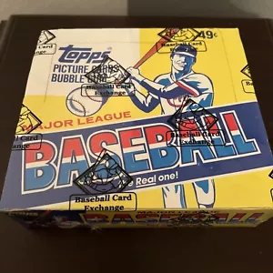 1983 TOPPS CELLO BOX 24 PACK UNGEÖFFNET CASE GWYNN, BOGGS, & SANDBAG FASC BBCE - Bild 1 von 5