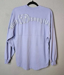 Walt Disney World Spirit Jersey Womens Size XS Lavender Purple Puff 3D Letters - Picture 1 of 11