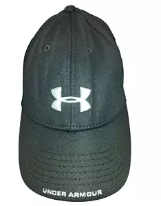 Under Armour Men's Unisex Large Embroidered Logo Fitted Cap Hat Black - Picture 1 of 10