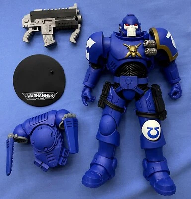 McFarlane Warhammer 40,000 ULTRAMARINES REIVER Space Marine 7" 1:10 COMPLETE 40k - Image 1 of 2