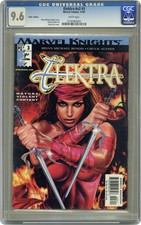 Elektra #3A Horn Uncensored 1st Printing CGC 9.6 2001 0130385003