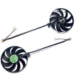 Für ASUS RTX 2060s/2070/2080/2080s DUAL EVO Grafikkarte Kühllüfter Zubehör HUY - Afbeelding 1 van 10