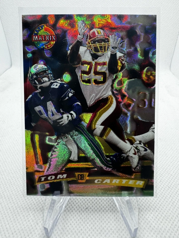 1996 Topps Stadium Club #240 Tom Carter Dot Matrix B3 - Image 1 of 2