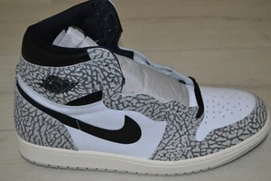 Air Jordan 1 Retro Alto OG Blanco Gris Cemento Negro DZ5485 052 Hombres Talla 12 Nike - Imagen 1 de 9
