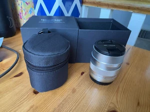 Mitakon speedmaster 35mm f0.95 silver for Fuji X mount - good condition - Picture 1 of 5