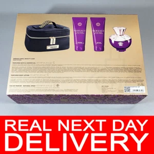Versace DYLAN PURPLE EDP 100ml + 100ml + 100ml + BEAUTY CASE π NATALE π - Foto 1 di 7