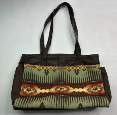 Bolso de hombro vintage Pendleton Woolen Mills para mujer verde bordado EE. UU. Foto 1 de 4